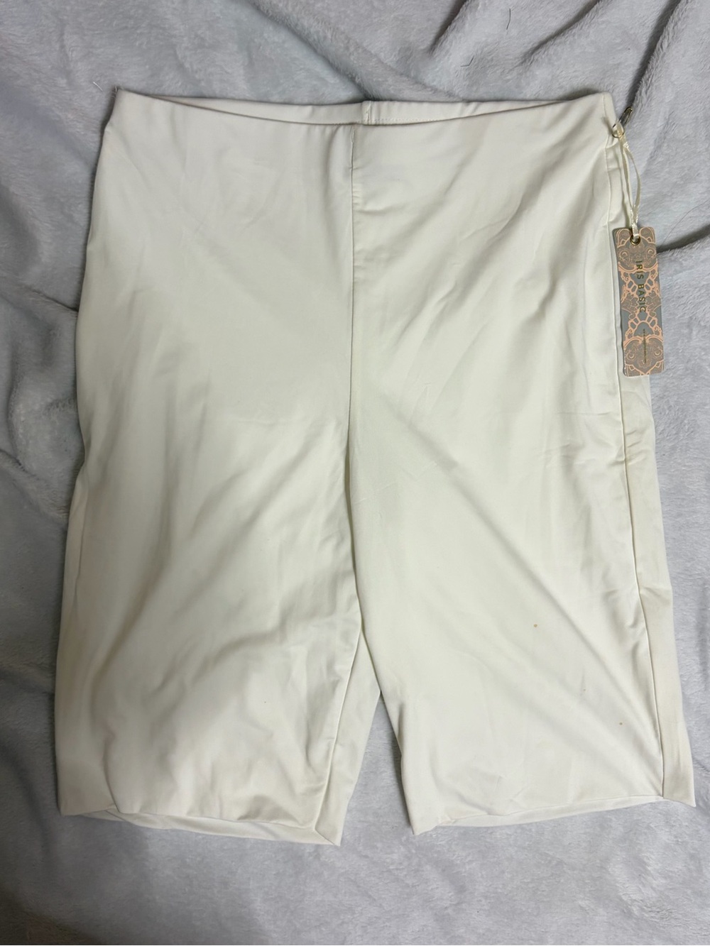iris Cream Stretch High Waist Shaping Under garment Shorts